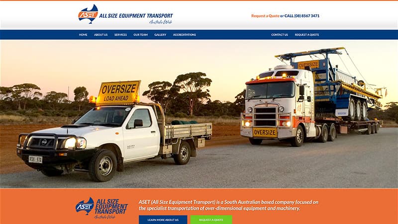 All Size Equipment Transport