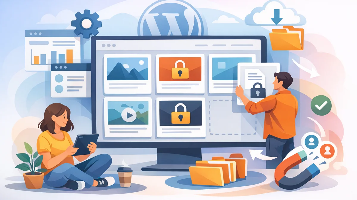 How to Create a Resource Listing Page on WordPress With Gated Content Cards