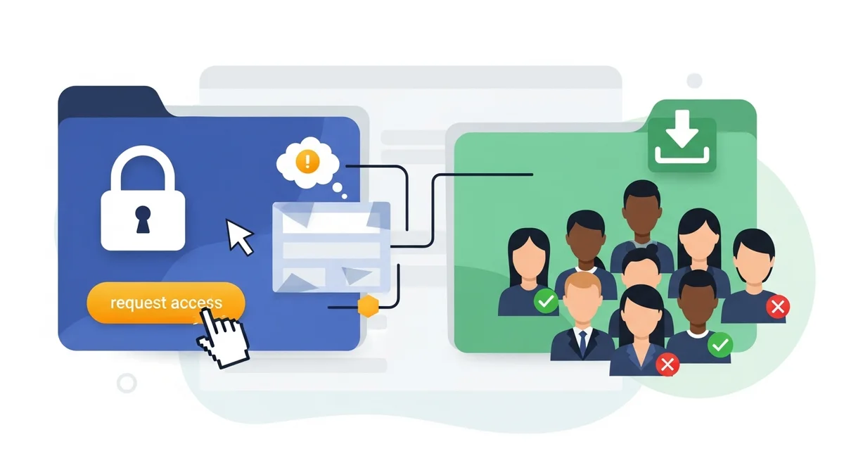 How to Require an Access Request Before Downloading Content on WordPress