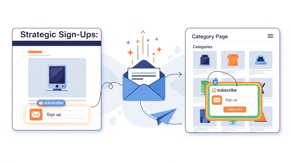 Strategic Sign-Ups: Promote Your WooCommerce Newsletter on Product and Category Pages