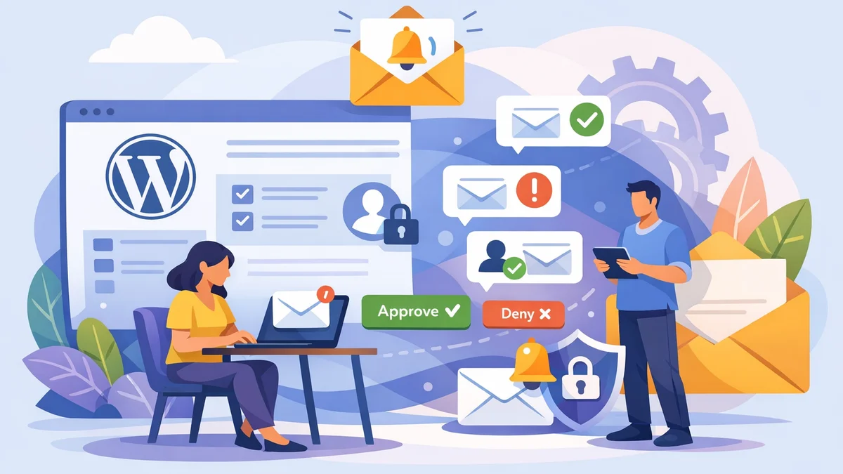 Streamlining Your Workflow: Setting Up WordPress Admin Notifications for Content Access Requests